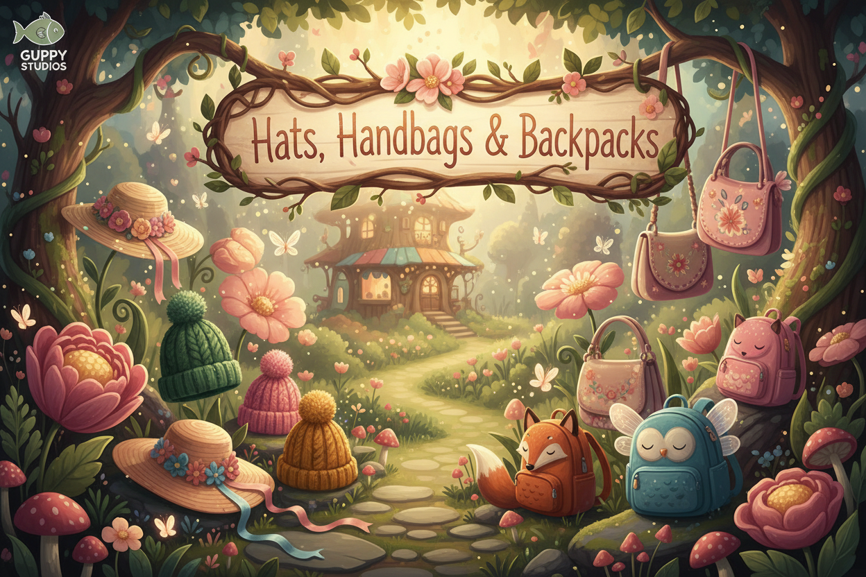 Hats Handbags Backpacks Banner