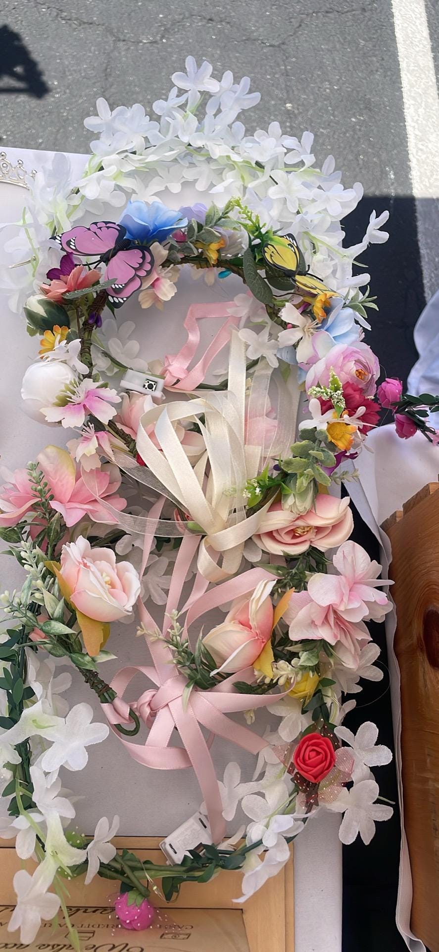 Handmade Floral Crowns – With or Without Fairy Light