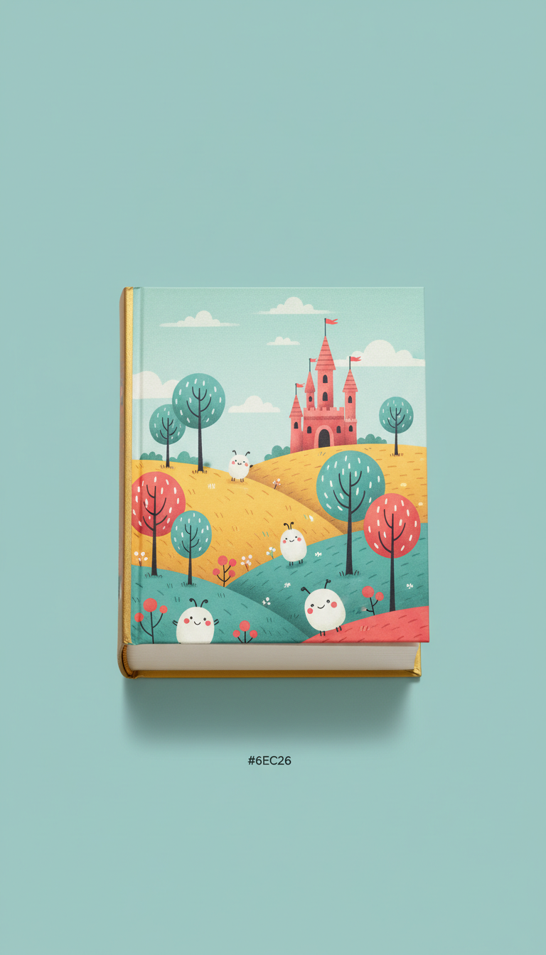 Whimsical Storybook with Illustrated Dust Jacket