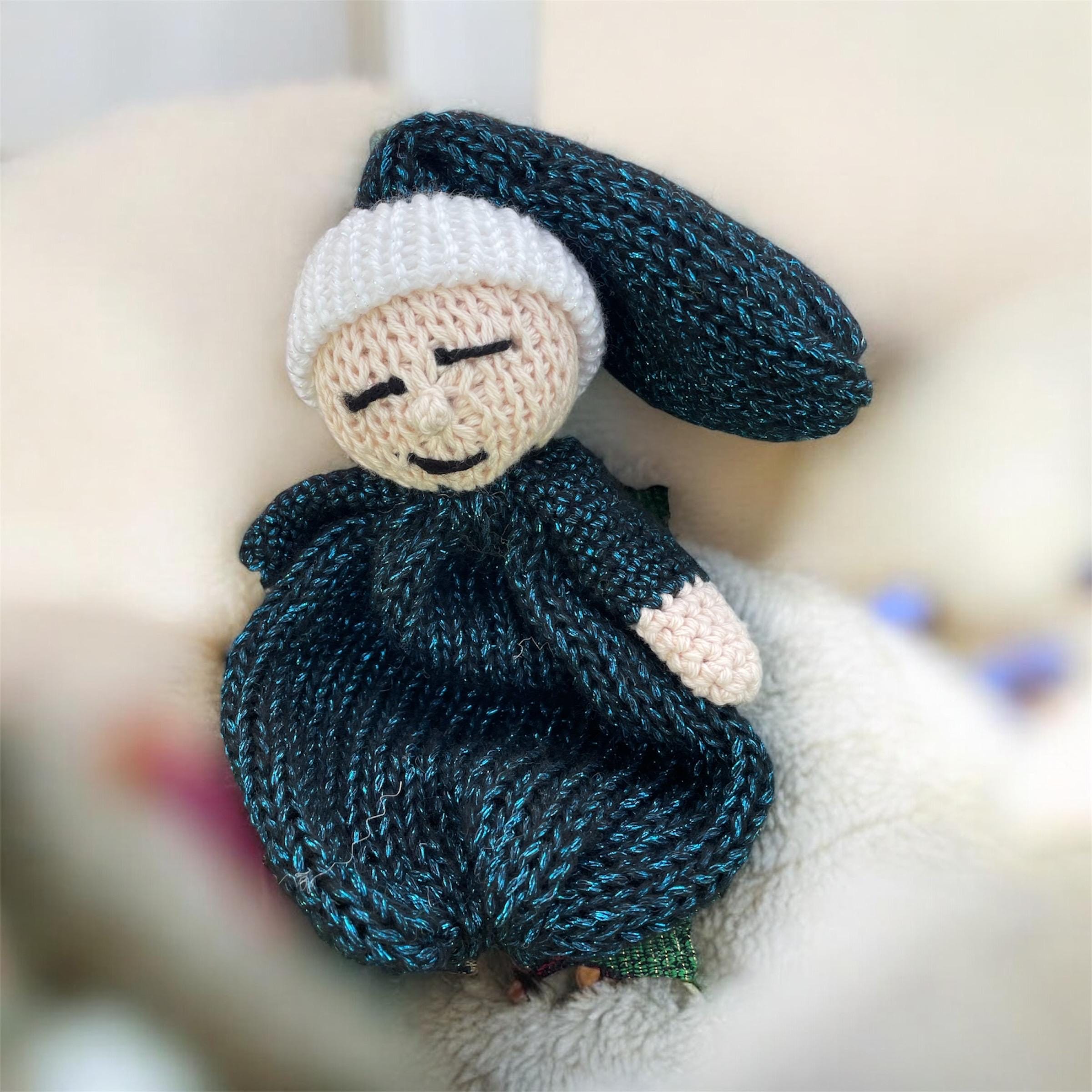 Handmade Knitted Lovey Doll: Soft Yarn Rag Doll