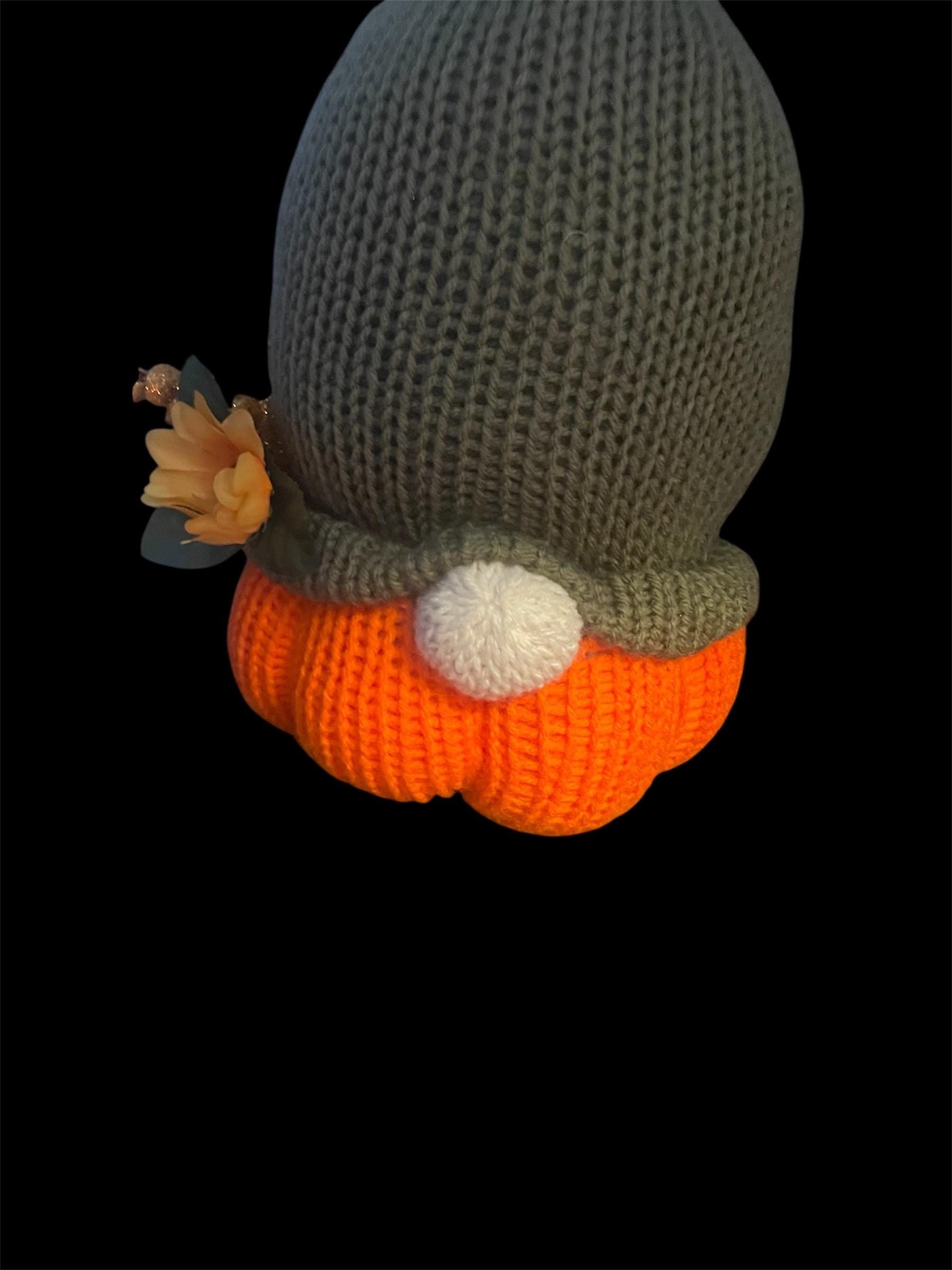 Handmade Knitted Pumpkin Decor: Fall Harvest Decorations