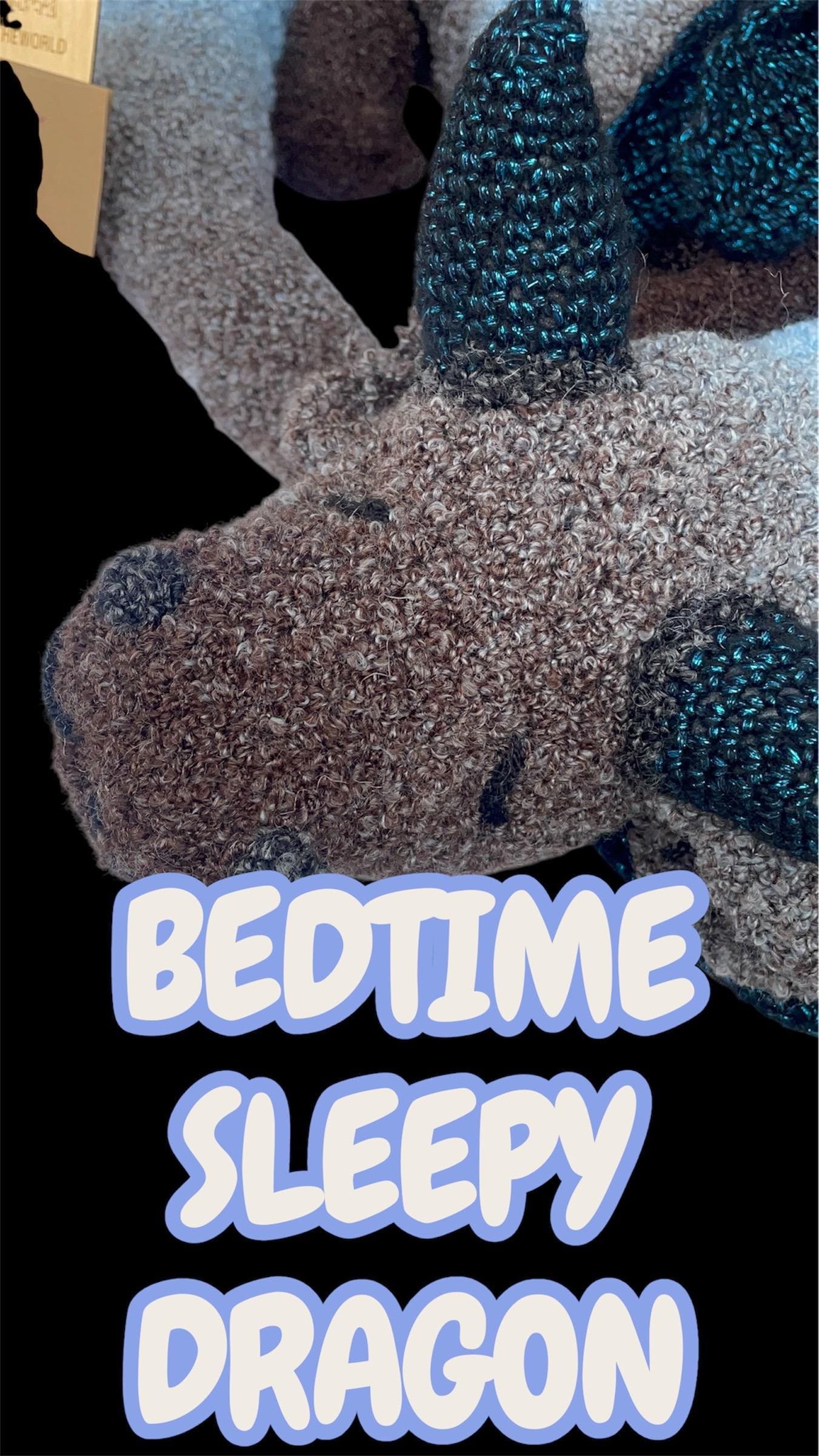 Sleep time cuddly dragon