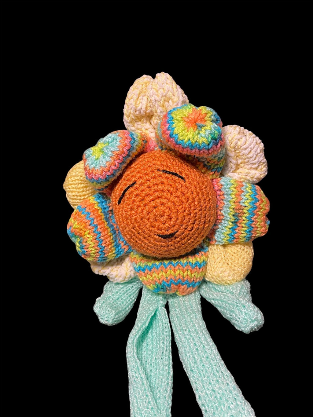 Handmade Knitted Lovey Doll: Soft Yarn Rag Doll