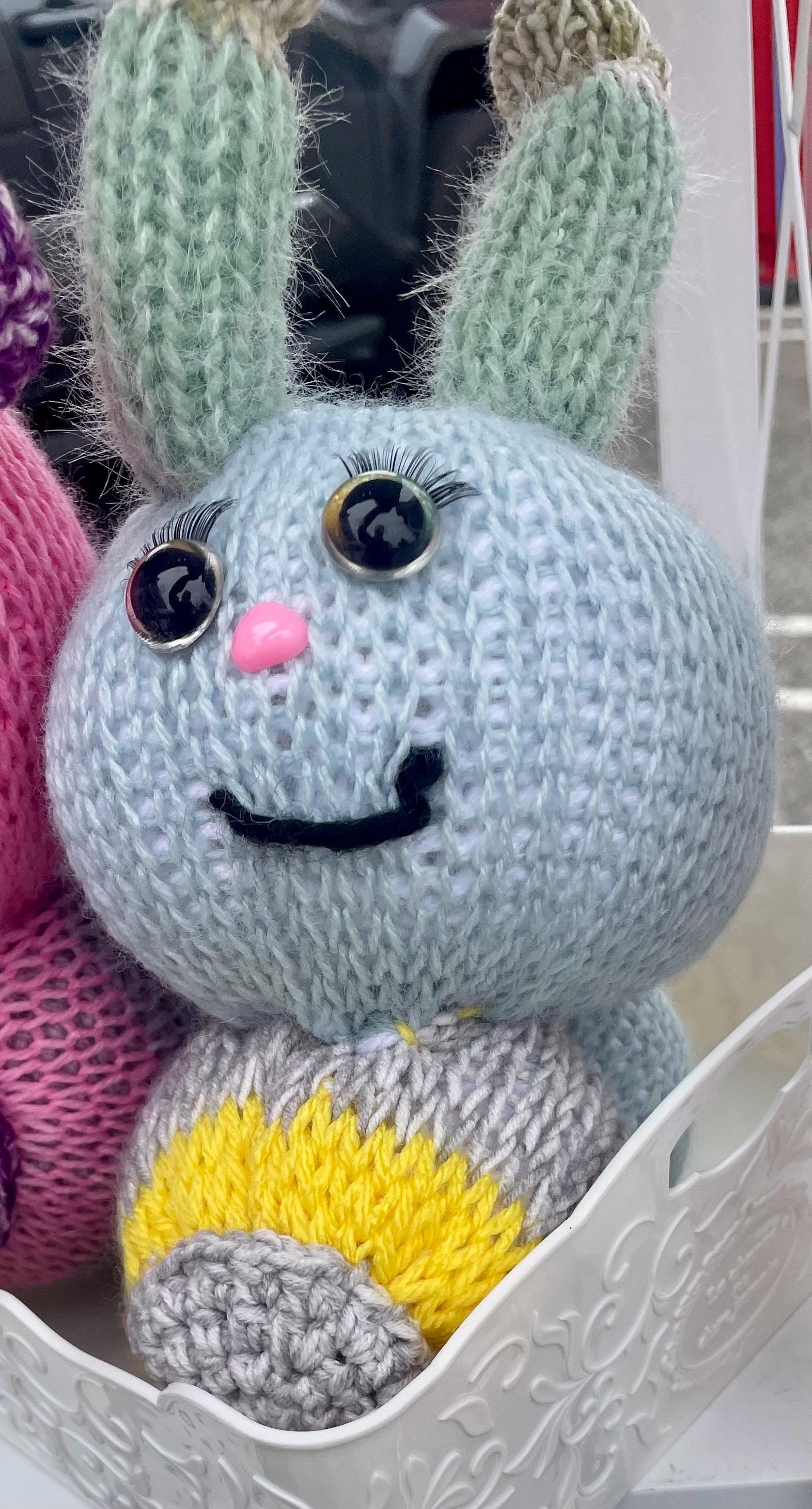 Handmade Knitted Caterpillar Plush Toy: 'Kipper' Cuddle Bug