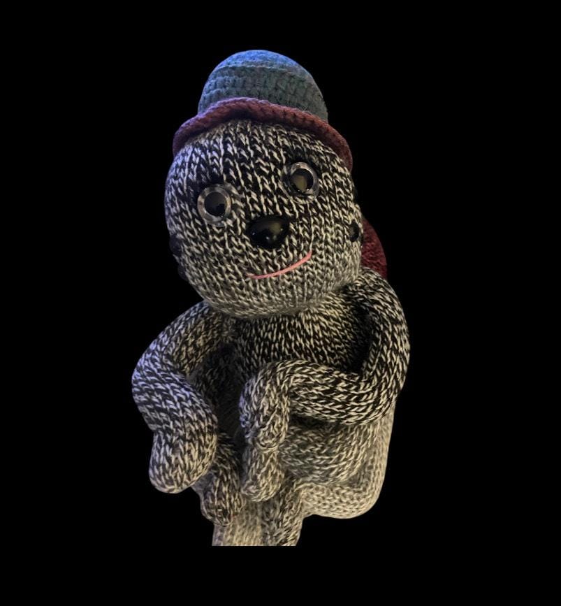 Knitted Cuddle Spider: Handmade Whimsical Decor - Keychain or Jumbo- Halloween/fall decor