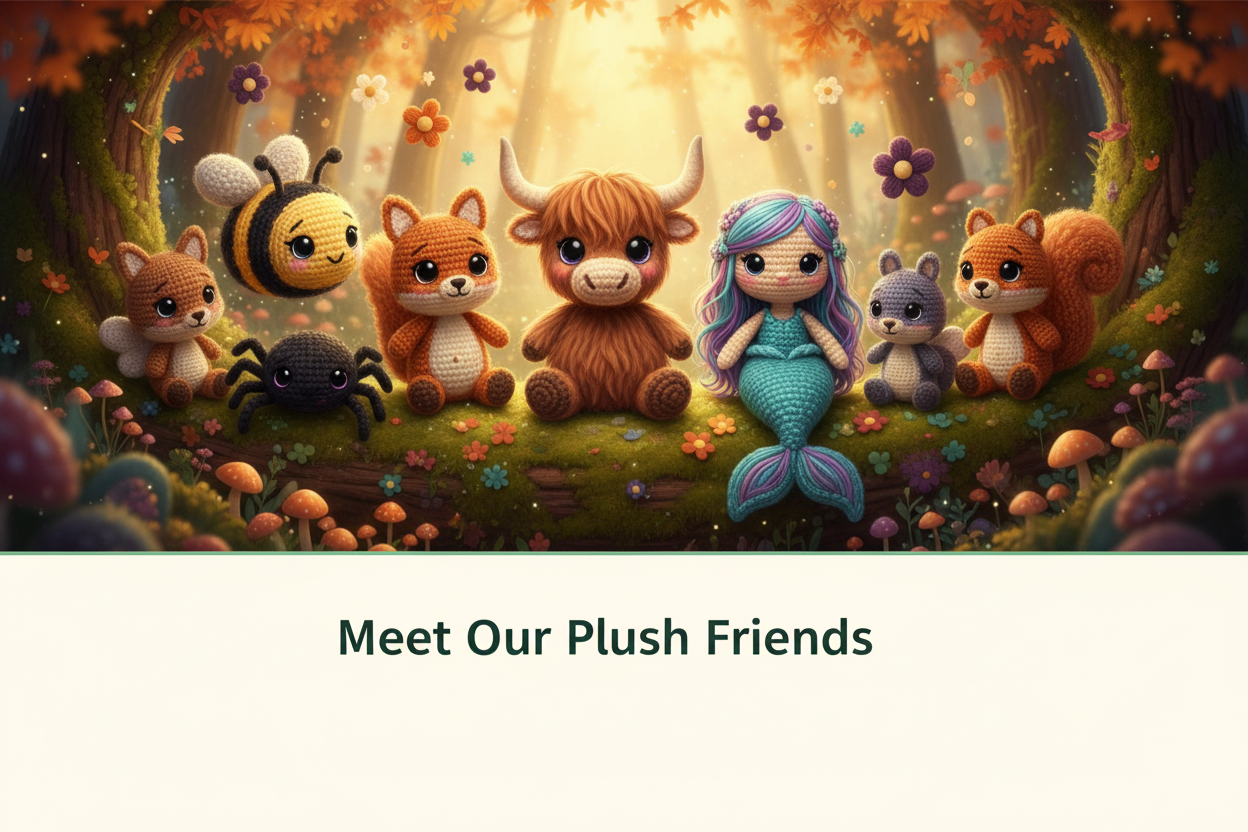 Meet Our Plush Friends Banner